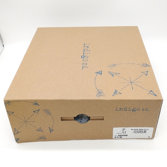 Indigo Rd. Adore Snakeskin Boots Block Heel 8.5 - Picture 9 of 9